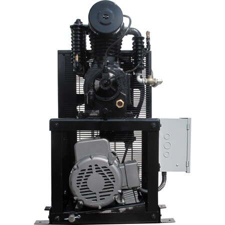 Industrial Gold 7.5Hp, 460-480V, 3 Phase, 60Hz, Cube Air Compressor, 24Cfm at 175Psi IGQ73-E-480